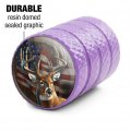 Deer With American Flag Valve Stem Caps For Tire Rim Wheel Aluminum Purple