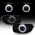 Acanii For Smoke 1999-2003 Jeep Grand Cherokee Led Halo Projector Bumper Fog Lights Switch Assembly Driver Passenger