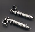 Xkh Group Motorcycle Chrome Bamboo Style Foot Peg Footrest With Mounting Kit Clamps 1 And 4 For Yamaha V-star Roadstar Suzuki