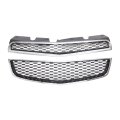 No 25798747 25798750 Front Hood Bumper Grille For Chevrolet Equinox 2010 Ls Lt Kidney Grill Chrome Silver Tone 1 Set