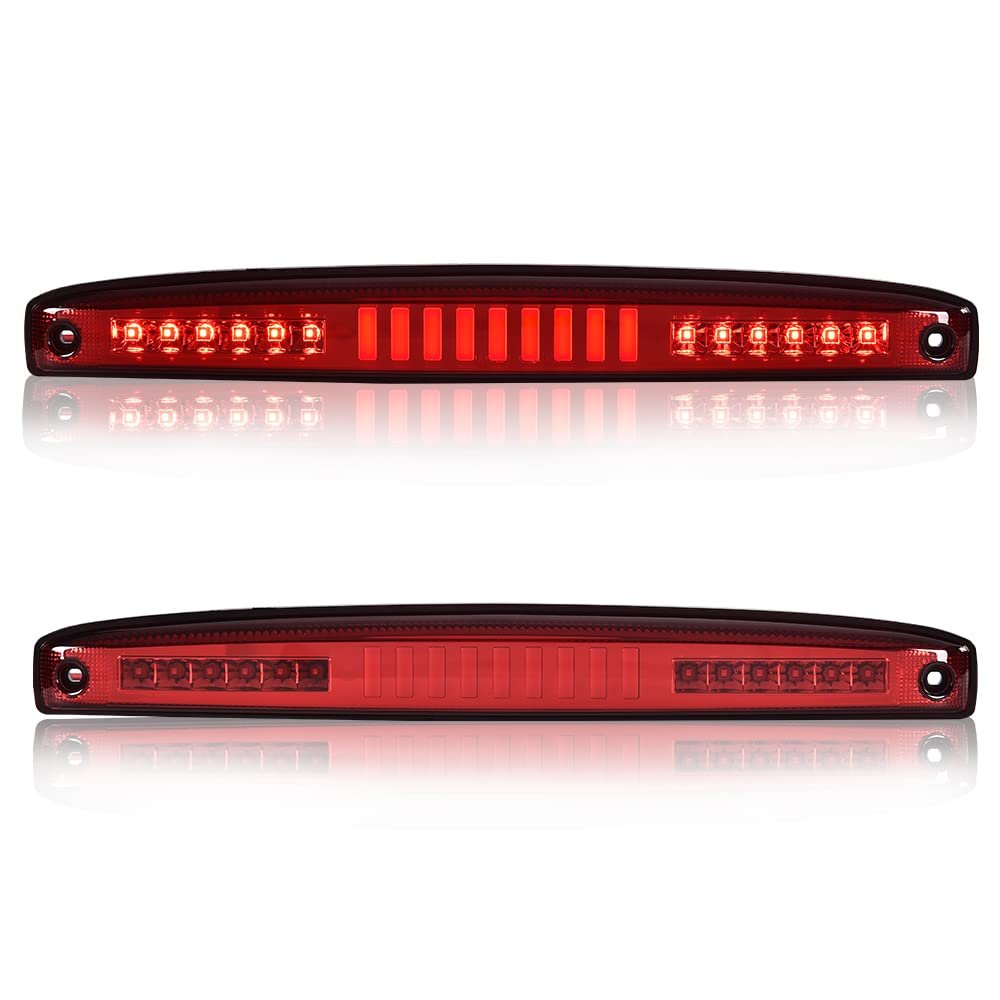 Led 3rd Brake Light For Dodge Ram 2500 3500 2003-2006 Bar High Mount Stop Rear Tail Cargo Lamps I Type Red Lens Black Housing