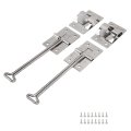 Trailer Door Latch Made Of 304 Stainless Steel Ensure Maximum Security For Rv Truck And Convenient Installation Easy To Clean