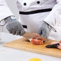 Dowellife 3 Pairs Cut Resistant Gloves Food Grade Level 5 Protection Safety Kitchen Cuts For Mandolin Slicing Fish Fillet 