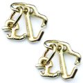 Worldpac Pack Of 2 Rtj Cluster Hook Hd Tow Truck Roll Back Wrecker Vehicle Car Hauler Trailer 