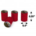 Sasquatch Bigfoot Jungle Valve Stem Caps For Tire Rim Wheel Aluminum Red