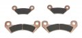 Front Rear Brake Pad For Xuv 825i S4 850d 855d John Deere Gas Diesel Gator