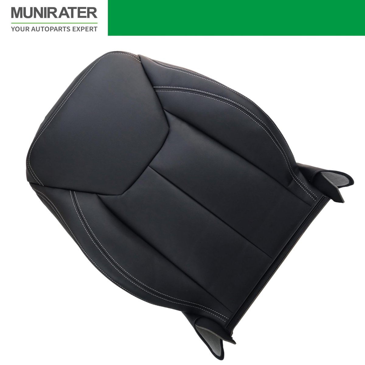 Passenger Top Lean Back Seat Cover Black Replacement For Wrangler Sport Utility 2013 2014 2015 2016 2017 Custom Fit Leather