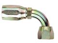 Aeroquip Fbm1387 Aqp High Pressure Hose Fitting 90 Deg Elbow -08an Size 3 4-16 Thread Steel Bulk Packaged 