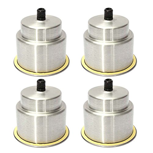 M-arine Baby 4pcs Stainless Steel Cup Drink Holder With Drain Marine Boat Rv Camper