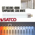 Satco S8406 30 Case Pack 17 Watt T8 Fluorescent 4100k Cool White 85 Cri Medium Bi Pin Base 1450l Linear 1 08 In Length For