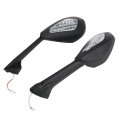 Rearview Mirrors With Turn Signal Pair Fit For Ducati 899 Panigale 2014-2015 1199 2012-2015 R 2013-2016 S 2012-2014
