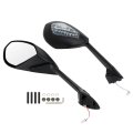 Rearview Mirrors With Turn Signal Pair Fit For Ducati 899 Panigale 2014-2015 1199 2012-2015 R 2013-2016 S 2012-2014