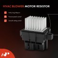 A-premium Hvac Heater Blower Motor And Resistor Assembly Compatible With Chevrolet Models Camaro 2010-2015 Front Side 2-pc Set