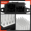 A-premium Hvac Heater Blower Motor And Resistor Assembly Compatible With Chevrolet Models Camaro 2010-2015 Front Side 2-pc Set