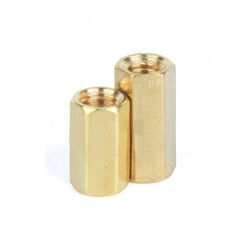Khgwero 100pcs Hexagonal Double Pass Pillars Nut Circuit Board Connection Column Isolation Chassis Stud M2 M2 5 M3 Color Size