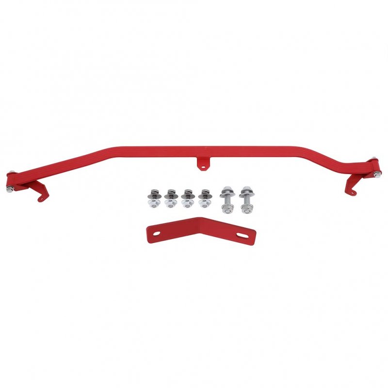 Front Strut Tower Bar Suspension Replacement Red For 2008 2013 Honda Fit Alloy Steel Shock Braces Improved Steering And Balance