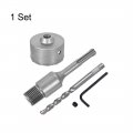 Uxcell Wall Hole Drill Bit 105mm Concrete Cement Stone Saw Cutter 100mming Depth Round Shank With Connecting Rod For Sds X4