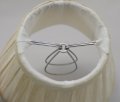Urbanest Set Of 5 Cream Side Pleat Chandelier Lamp Shades 6-inch Clip On