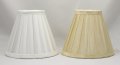 Urbanest Set Of 5 Cream Side Pleat Chandelier Lamp Shades 6-inch Clip On