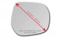 New Mirror Glass With Full Size Adhesive For 2010-22 Lexus Gx460 2008-22 Lx570 Toyota Land Cruiser Passenger Side View Right Rh
