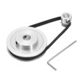 Gt-2 Synchronous Wheel 20 80 Teeth 8 10mm Bore Aluminum Alloy Timing Pulley With 1pcs Length 250mm Width 6mm Belt For 3d 