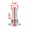 Caltric 8 Front Disc Stud Bolt Compatible With Kawasaki Brute Force 750 Kvf750 4x4i 2005 2006-2013
