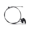 Hood Release Cable For Cadillac Escalade 2007 2014 Black Plastic And Metal With Handle Replacement 20968782 Hu-gmf524 