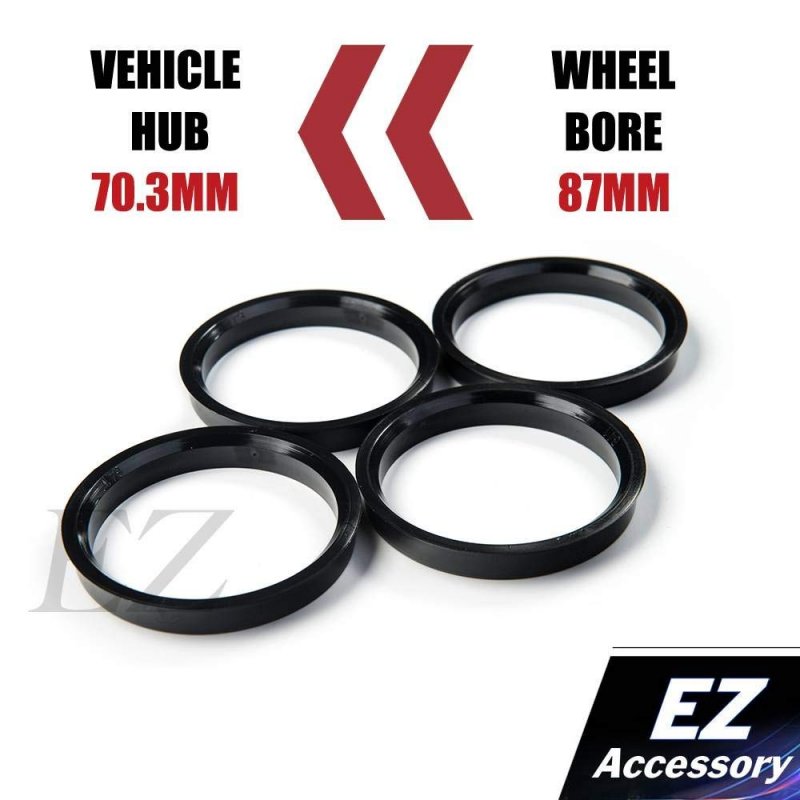 Hub Centric Ring Set 87 0mm Wheel Bore Od To 70 3mm Id For Chevy Gmc Buick