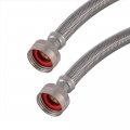Eastman 41063 Braided Stainless Steel Washing Machine Hose 5 Ft Length 4-inch X 3 1-pair