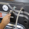 Eastman 41063 Braided Stainless Steel Washing Machine Hose 5 Ft Length 4-inch X 3 1-pair