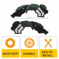 Kuafu Inner Fender Liners Kit Compatible With 2007-2018 Jeep Wrangler Jk 2 4 Door Pair Front Aluminum