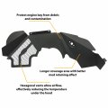 Kuafu Inner Fender Liners Kit Compatible With 2007-2018 Jeep Wrangler Jk 2 4 Door Pair Front Aluminum