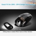 Partsam 5pcs Smoke Cab Light 16led Amber Top Roof Running Marker Lights Assembly Compatible With Dodge Ram 1500 2500 3500 4500