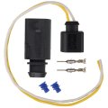 Autokay Outer Ambient Air Temperature Sensor Plug Pigtail For Audi Vw Jetta Passat