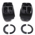 Httmt Switch Housing Cover Kit Compatible With 14-17 H-d Touring Aftermarket 71500185 Black