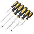 Fixinus 6-piece Magnetic Screwdriver Set 3 Phillips And Flat Professional Cushion Grip Repair Hand Tool