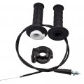 Chanoc 7 8 22mm Twist Throttle Accelerator Handle Grips And Cable Set For 50cc 70cc 90cc 110cc 125cc 150cc 200cc 250cc Mini 