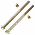 Caltric 2x Rear Bearing Carrier Lower Bolt And Nut Compatible With Polaris Sportsman 850 Hl 2016-2022