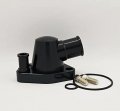 Billet Swivel Thermostat Housings Water Neck Small Block 1 25 Black 