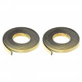 Uxcell Sponge Tape Eva Single Sided Sealing Foam 5m Length 15mm Width 3mm Thick Black 2pcs