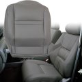 Front Driver And Passenger Bottom Replacement Seat Covers Gray Microfiber Leather Custom For Toyota Land Cruiser 1990 1997 Base 
