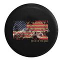 Vintage Distressed American Flag Home Of The Free Patriotic Pride Spare Tire Cover Fits All Suv Camper Rv Covers Black Size 30 