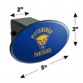 University Of Pittsburgh Panthers Oval Tow Trailer Hitch Cover Plug Insert