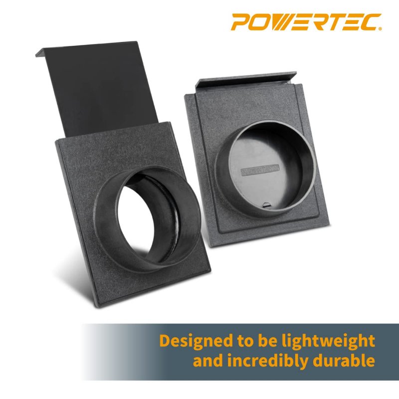 Powertec 70108 4 Inch Blast Gate For Dust Collector Collection Fittings