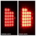 Acanii For 2007-2008 Dodge Ram 1500 07-09 2500 3500 Red Clear Led Tail Lights Signal Lamps