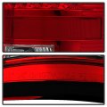 Acanii For 2007-2008 Dodge Ram 1500 07-09 2500 3500 Red Clear Led Tail Lights Signal Lamps