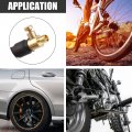 X Autohaux 100cm 39 Tire Valve Stem Extension Inflator Extender Hose Set Universal Fit For Car Motorcycle Bicycle