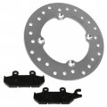 Caltric Front Right Brake Disc With Pads Compatible Can-am Maverick 1000r 2014-2015 2017-2018