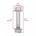Caltric Swing Arm Pivol Bolt Compatible With Honda 52101-hr0-f00 52101hr0f00 Qty 2