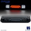 Rear Led Third Brake Light For 2004-2008 Ford F150 3rd Cargo Tail Lamps Smoky Lens Chrome Housing